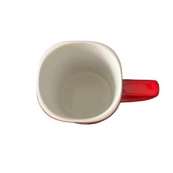 Vintage Nescafe Red Christmas Mug with Collectible Ceramic Design Christmas Char - Picture 6 of 11